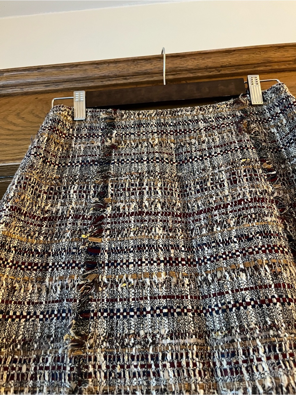 Diane Von Furstenberg Midi Tweed Skirt - Picture 3 of 5